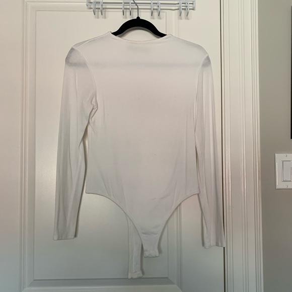 Naked Wardrobe - NW Bodysuit - White sz. L - Picture 1 of 2